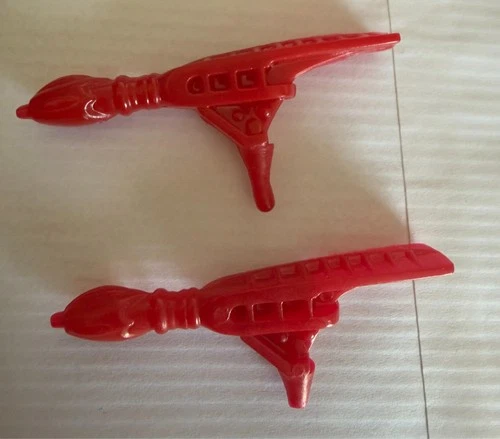 1984  Vintage MOTU Spydor Laser Weapon Pair Accessory Mattel He-Man