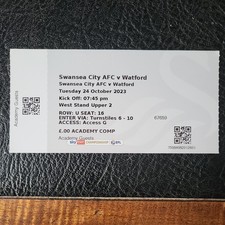 Ticket Swansea City v Watford 2023 / 2024 Championship 