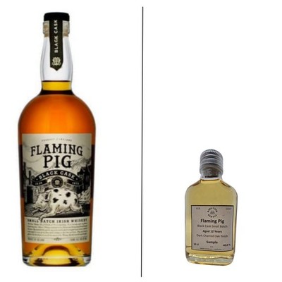 Whisky Sample Flaming Pig Black Cask Small Batch, 40,0%, 10cl