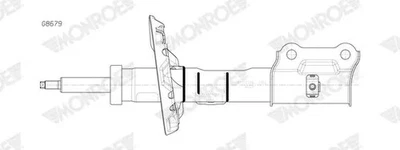 Amortisseur Goujon en haut G8679 MONROE pour HYUNDAI KONA KONA Camionnette/SUV - Photo 1/4