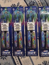  4 LOT Oral-B Kid's Manual Toothbrush Color Changing Extra Soft 2 Count Ages 3 