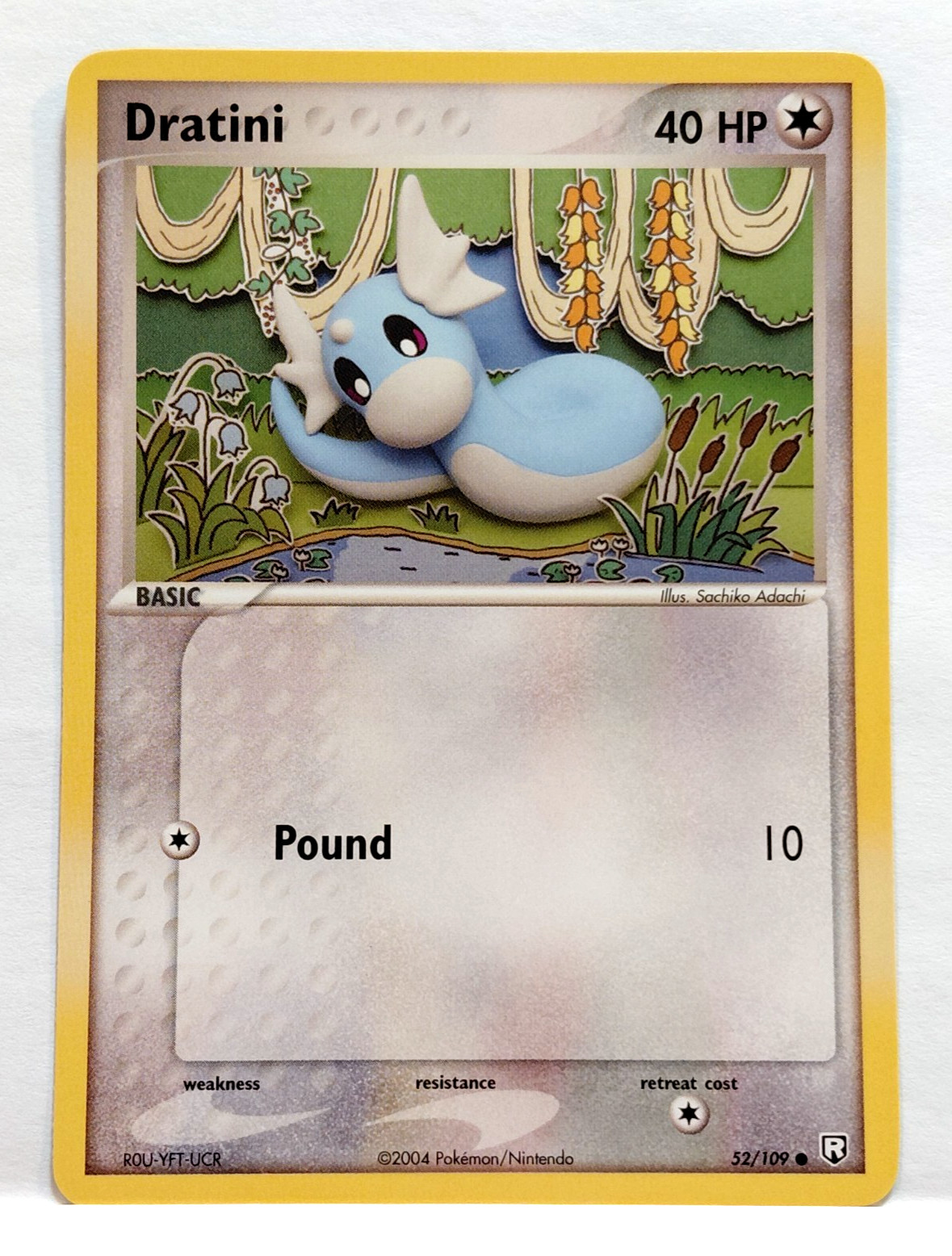 2004 POKEMON DRATINI 52/109 BASIC CARD