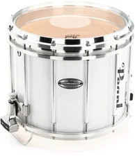 Pearl Championship Maple FFX Marching Snare Drum - 14 x 12 inch - Pure White