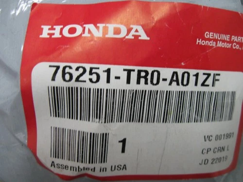 Honda 76251-TR0-A01ZF Cool Mist Left Mirror Upper Cover 2012 Civic New Genuine