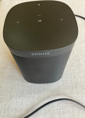 Sonos One Gen2 S18 Wireless Smart Speaker Black w/Power Cord Excellent Condition