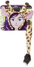 Giraffe Ears  Tail Costume Accessory Kit
