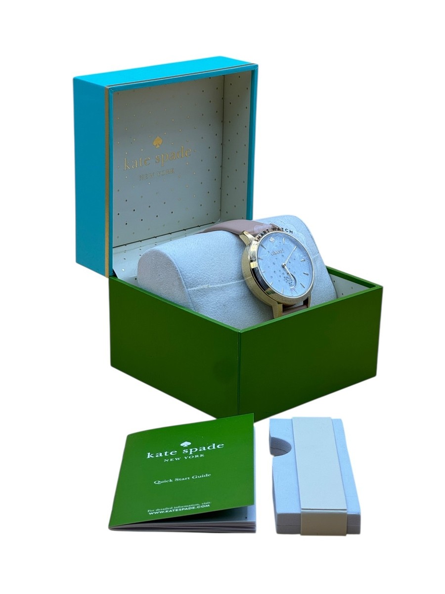 New Kate Spade New York Gold Tone Cheers Ladies Smart Watch