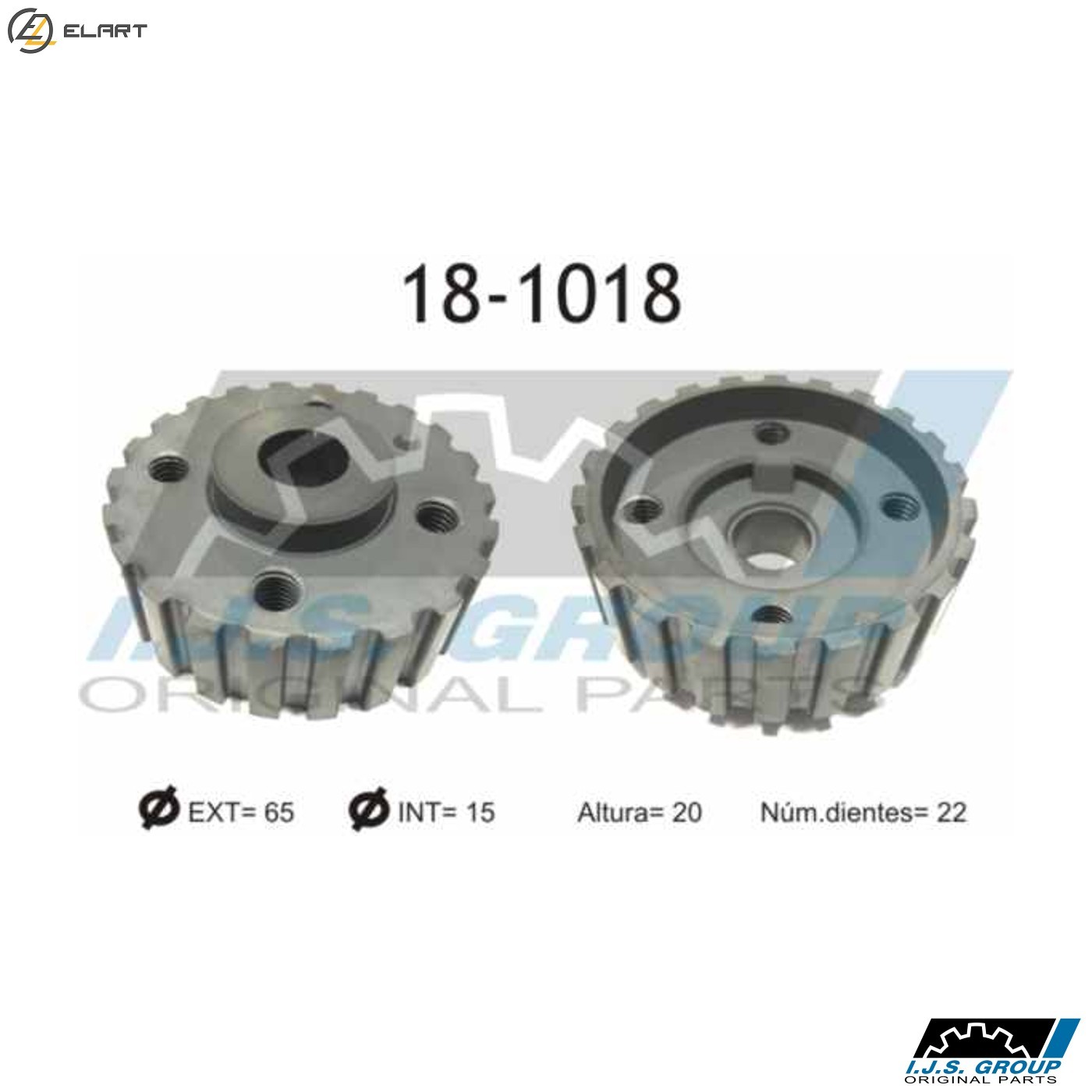 SPROCKET CRANKSHAFT 18-1018 FOR AAD/AAE/ABK/ABT/ACE/ADW/2E/3A/6A/ADY/AGG 2.0L