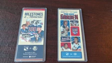 NY Rangers Centennial Milestones & Moments & The New Garden Commemorative Ticket