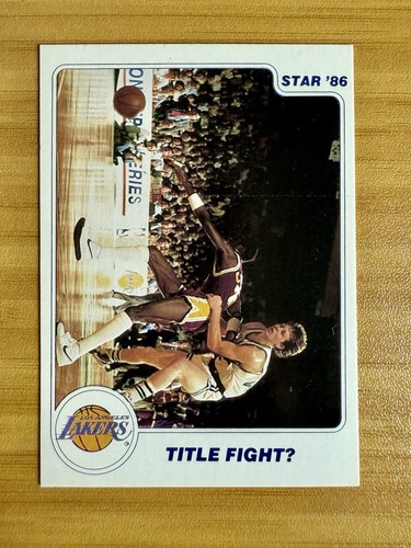 1986 Star Basketball Los Angeles Lakers Champs #11 Michael Cooper Danny Ainge