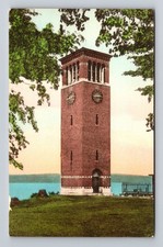 Chautauqua NY-New York, Miller Memorial Bell Tower, Antique Vintage Postcard