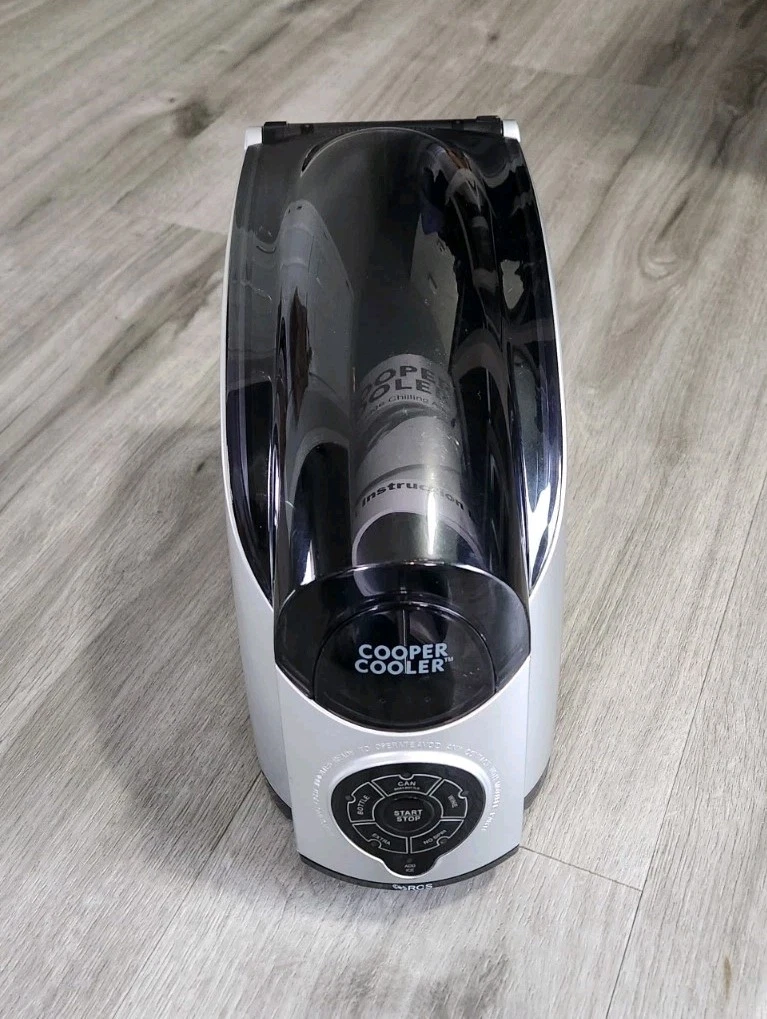 Cooper Cooler HC-01 Rapid Beverage Can Bottle Wine Chiller HC01 Silver Automatic
