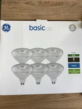  GE Basic LED 90W Outdoor Floodlight PAR38 Medium 1200 Lumens 6 PACK NEW