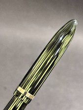 Sheaffer — Balance Lifetime Green Striated Lever Filler- RESTORED (BFP724) — fountain pen for sale on Nibfolio — photo 4