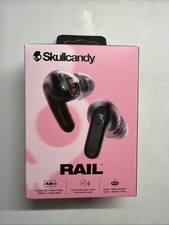 SkullCandy Rail, Wireless Bluetooth Earbuds, Black Colour  