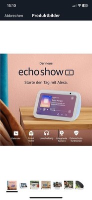 Amazon Echo Show 5, 8, 10 Smart Home Lautsprecher Anthrazit Weiß Sandstein Alexa