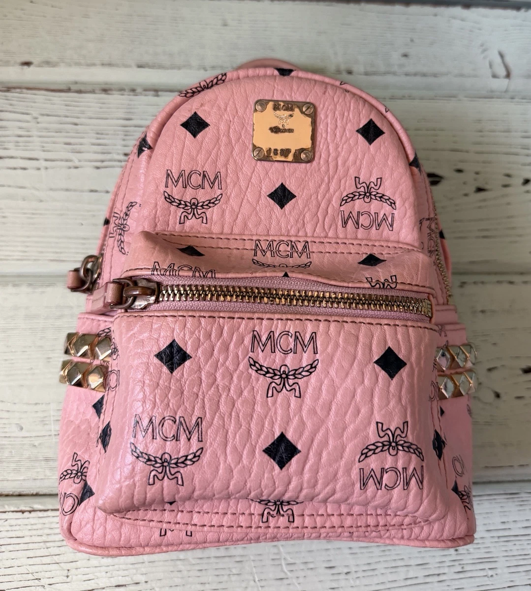 MCMパウダーピンクminiサイズ MCM バックパック ピンクバッグ & ハンドバッグ 女性用 | eBay