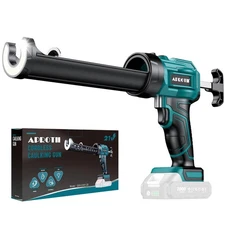 Electric Caulking Gun Compatible with Makita Battery, Cordless Caulk Gun w/ 4...