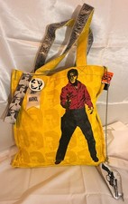 Andy Warhol Foundation Elvis Canvas Tote Bag w/ Gun Coin Purse NWT Rare Museum P