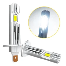 AUXITO H1 LED Headlight Bulbs Conversion Kit High Low Beam 6500K White 40000LM