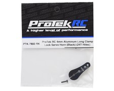PTK-7802-BK ProTek 4mm Aluminum Long Clamping Servo Horn (Blk) 24T-Hitec box25