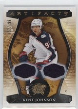 2023-24 Upper Deck Artifacts Stars Gold Material 157/199 Kent Johnson #110 r9d