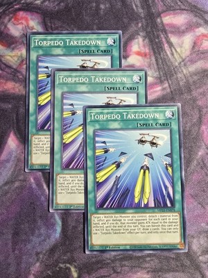 3 x Torpedo Takedown (MP21-EN078) - Common - 1st Edition