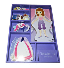 Melissa  Doug Magnetic Dress Up PRINCESS ELISE Wooden Clothing Doll Set