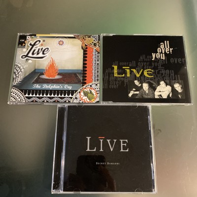LIVE 3 CD LOT THE DOLPHINS CRY & ALL OVER YOU IMPORT & Secret Samadhi  