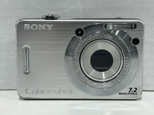 Sony Cyber-Shot DSC-W55 7.2 MP 3x Optical Zoom Compact Digital Camera No Battery