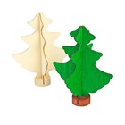 Holzbaum, Färbungen, 12er-Set, einfache Montage, Kunst & Handwerk, Urlaubsprojek