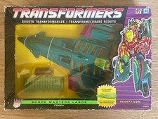 HASBRO Vintage 1991 TRANSFORMERS G1 CRASH / SKYQUAKE Decepticon Neuf Boîte Euro