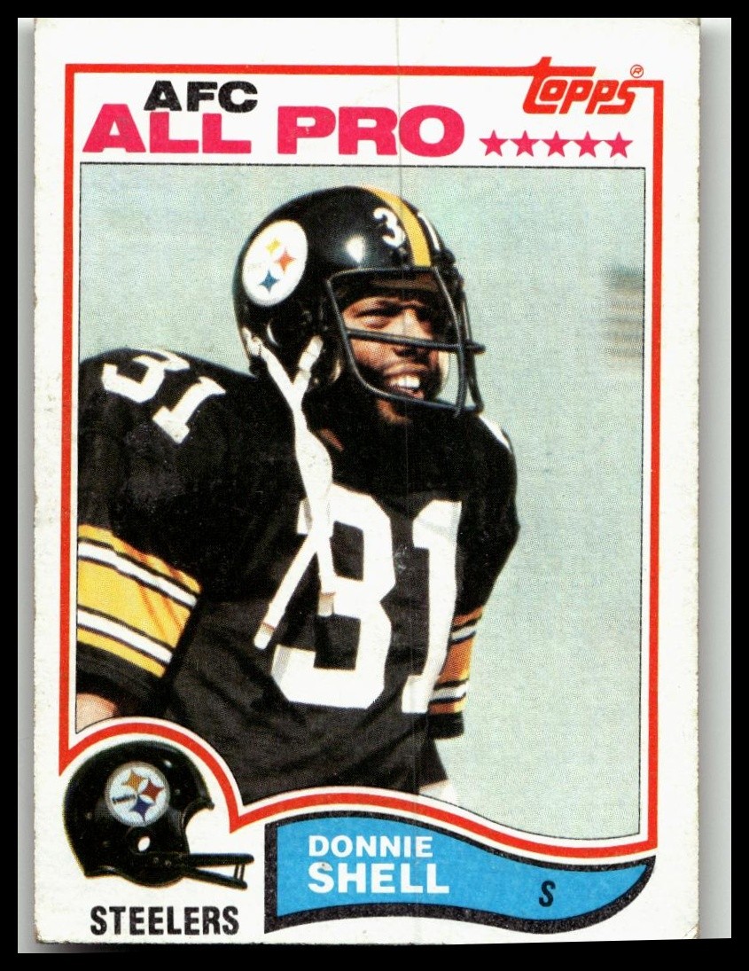 1982 Topps #217 Donnie Shell Pittsburgh Steelers