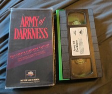 Army of Darkness Promo Screener VHS super rare Evil Dead Bruce Campbell horror