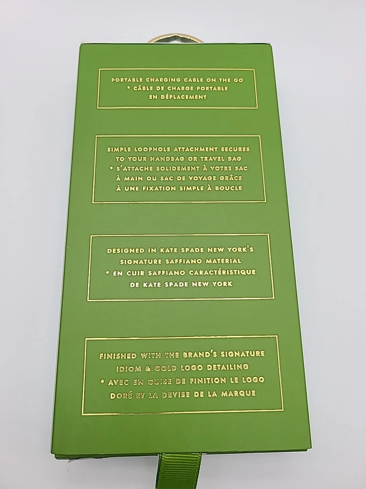 Cable Lightning Disfrazado Kate Spade New York Portátil Certificado MFI a USB Foto 2 de 4