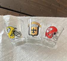 NFL Packers Saints Chiefs Painted Logo Clear ...