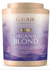G.Hair B-tox Organic Blond Mask Revitalize Damaged Blonde Hair 34oz 1Kg