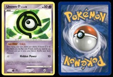 Unown [C] 67 HEAVILY PLAYED Diamond & Pearl 130 Pokemon on eBay