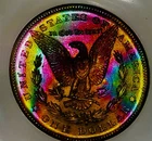 1878 S  MORGAN SILVER DOLLAR . INSANE LUSTERY COLORS /PCI . VINTAGE