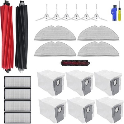 25PCS S8 Pro Ultra Accessories Kit for Roborock Robot Vacuum Cleaner 1 Set of