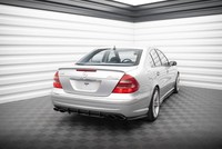 Heckansatz Diffusor Passend FüR Mercedes E 55 Amg W211 Schwarz-Rot
