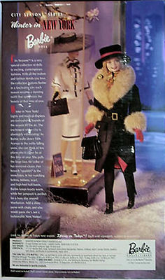 1998 MATTEL WINTER IN NEW YORK NY BARBIE DOLL NRFB 19429