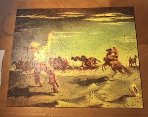 Vintage Gold Seal Picture Puzzle Complete Name ( IN TEXAS ) 