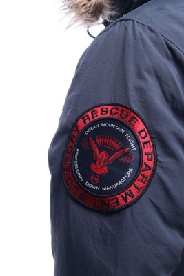 SUPERDRY Rescue Indigo Blue Down Hooded 