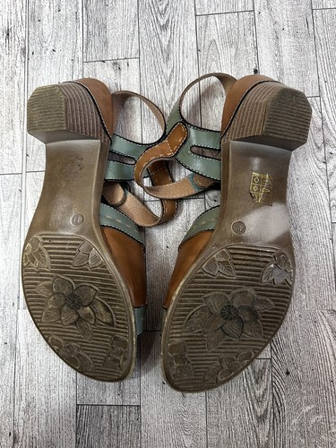 Spring Step L’artise Syvie Sandals US 10.5 / EU 41 Boho Art To Wear Casual Shoes - Picture 10 of 11