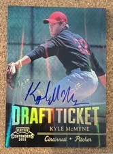 2011 Playoff Contenders Draft Ticket Autographs Baseball Card #DT91 Kyle McMyne