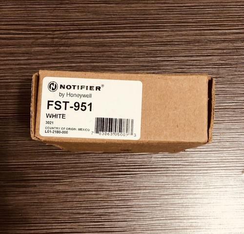Notifier Fire Alarm FST 951 Fixed Temperature Thermal Heat Sensor White Head - Picture 3 of 5