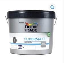 Dulux Trade Supermatt White 10L. Cash On Collection