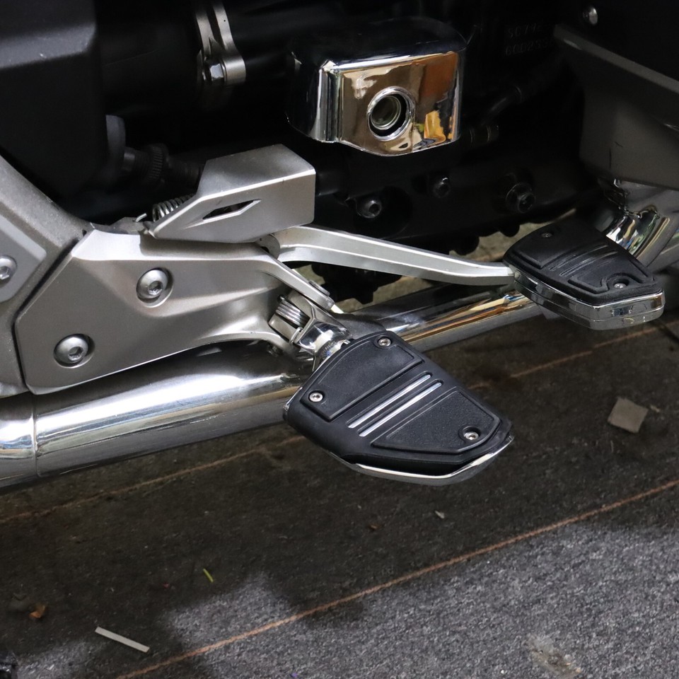 Extension De Béquille Latérale Pour Honda Goldwing GL1800 2002-2023 - En Aluminium Anodisé, Couleur Gris - Améliore La Stabilité