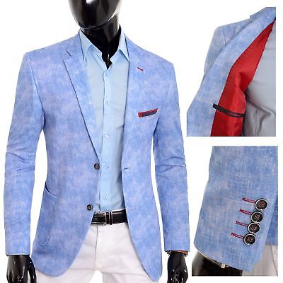 light blue casual blazer